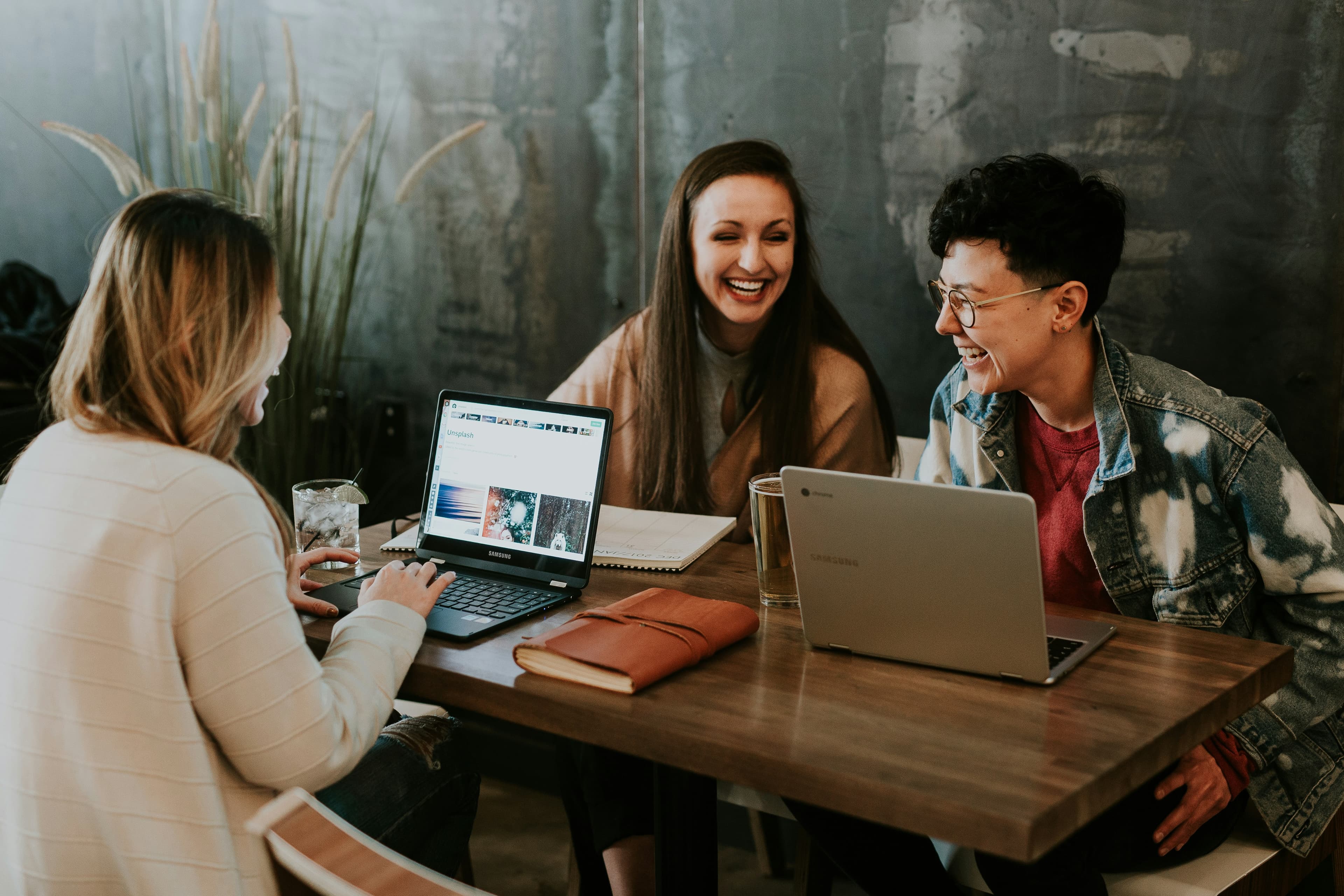 Corporate team in modern office